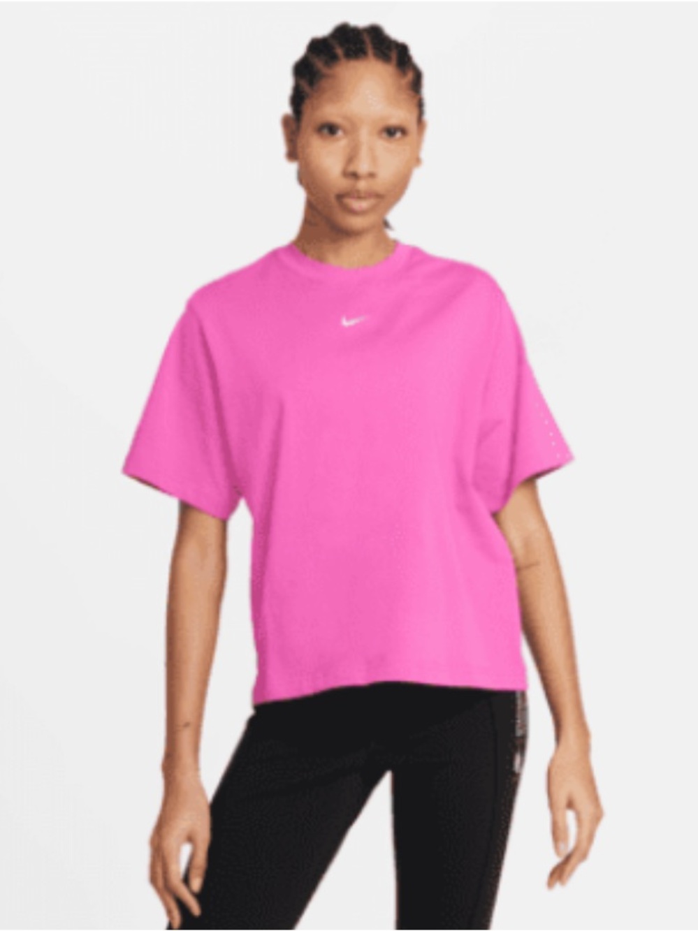 Nike Women’s Hot Pink Boxy T-Shirt Size Large